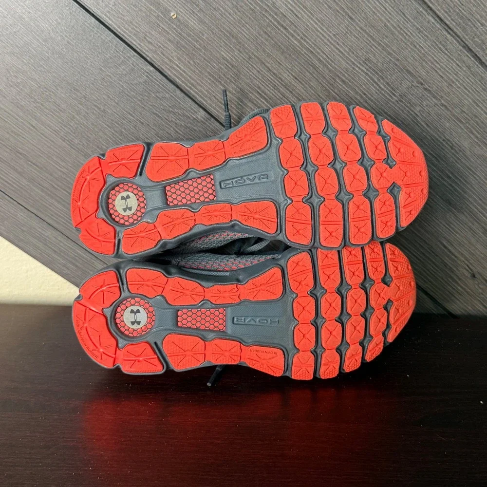 Under Armour HOVR Infinite Kids Running Shoes Gray Coral 6Y Athletic Unisex